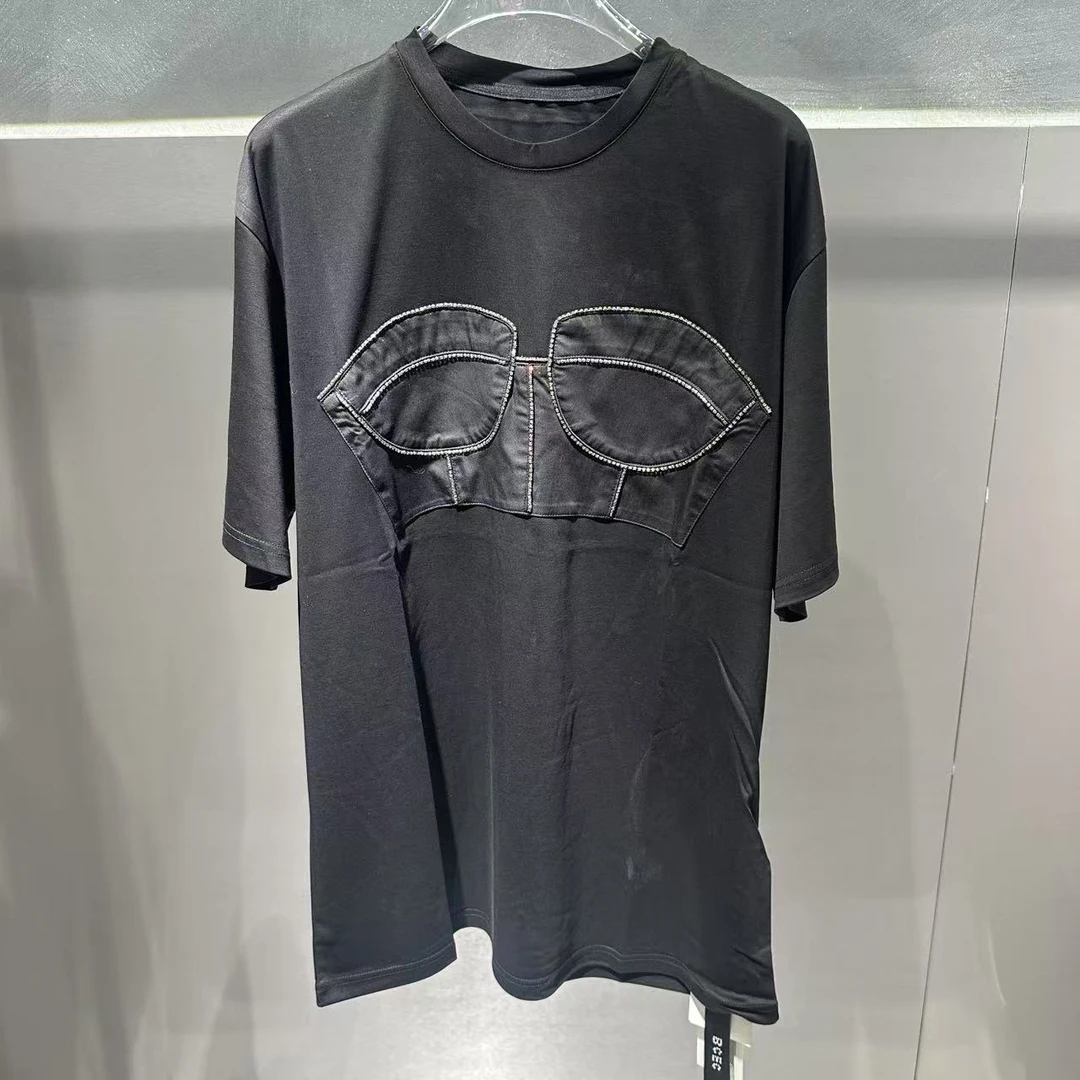 设计师款圆领T恤嘻哈风休闲风