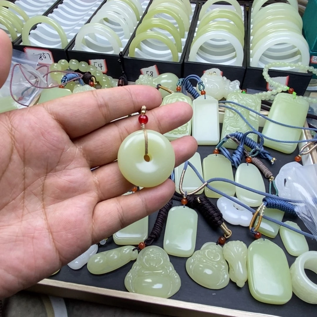 家***没天然青海时尚平安扣