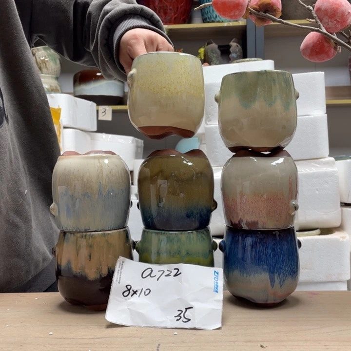 多肉粗陶花盆微瑕722