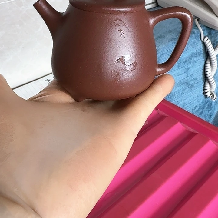 紫砂茶壶雨*红皮龙高石瓢180cc半手微瑕