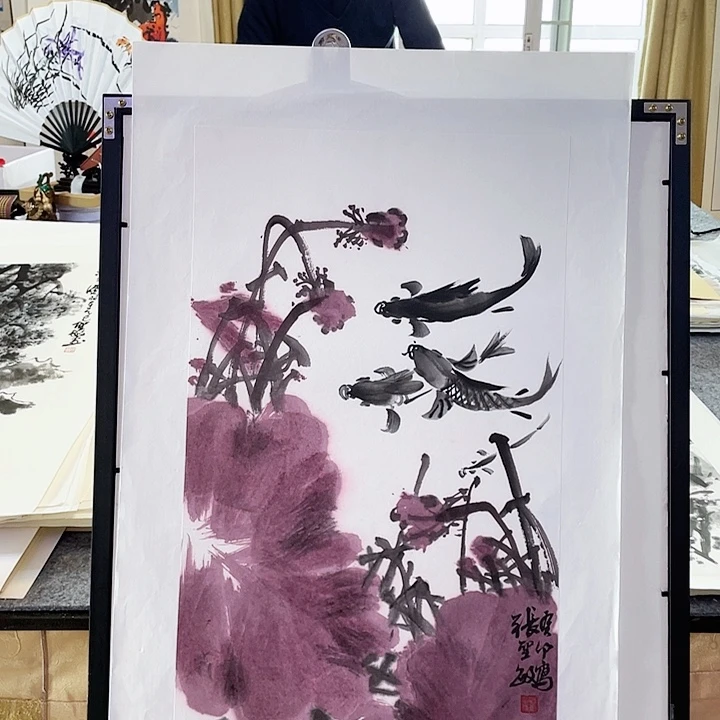 国画张圣敏先生纯手绘作品