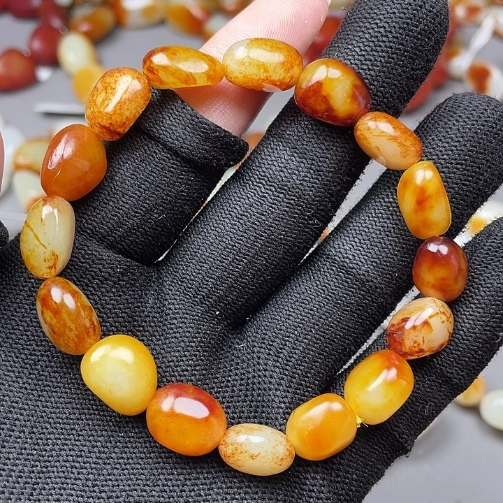 和田玉未镶嵌手链