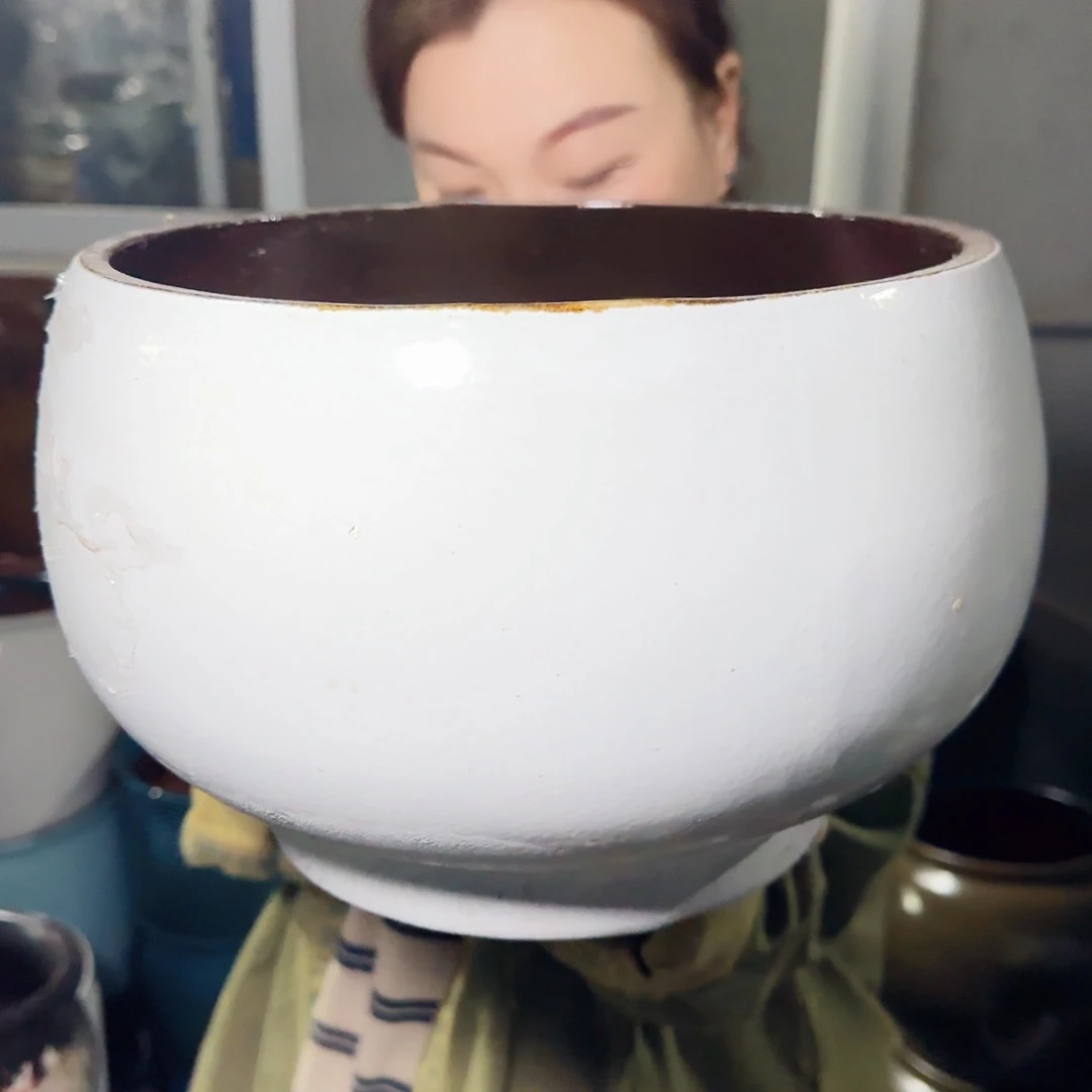 紫砂花盆高18口25