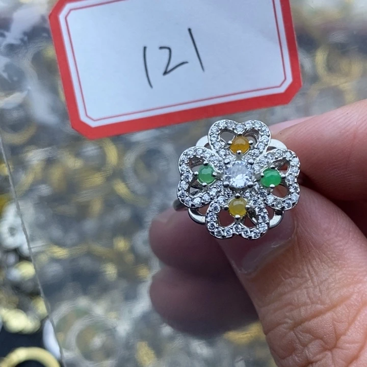 翡翠未镶嵌戒指121