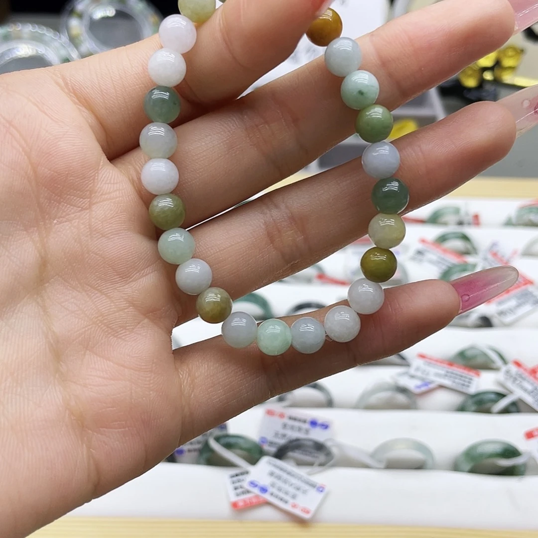 未镶嵌戒指翡翠多宝手串