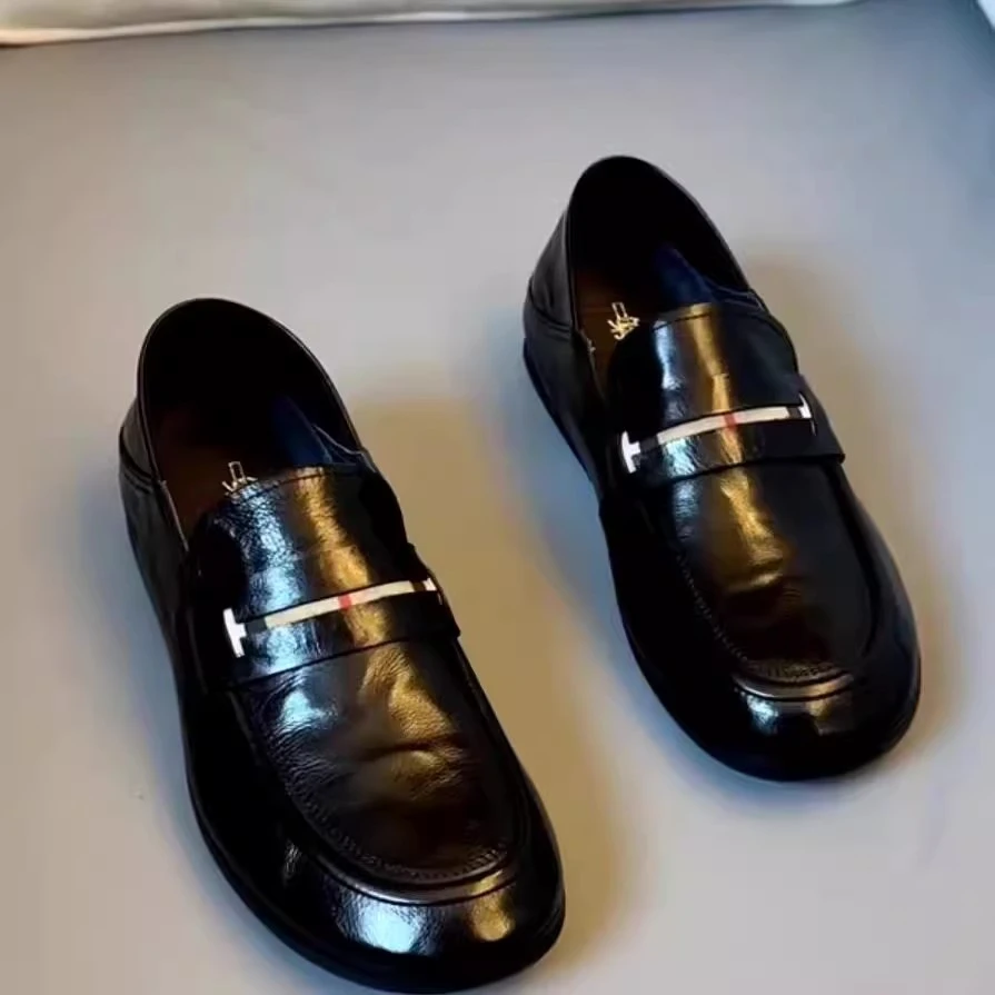 2025年冬季新款男士休闲豆豆鞋软底透气舒适百搭高端正品韩版潮款