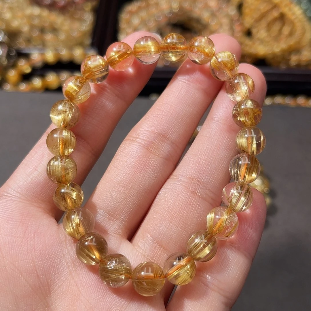 董***姐未镶嵌手串发晶金发晶