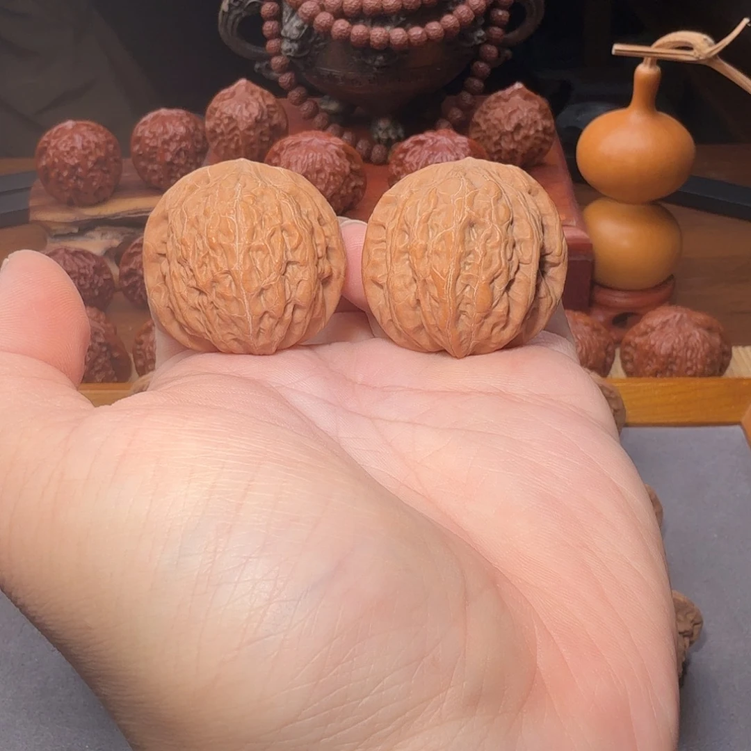 把件文玩核桃37尺寸原桩平谷铁锤