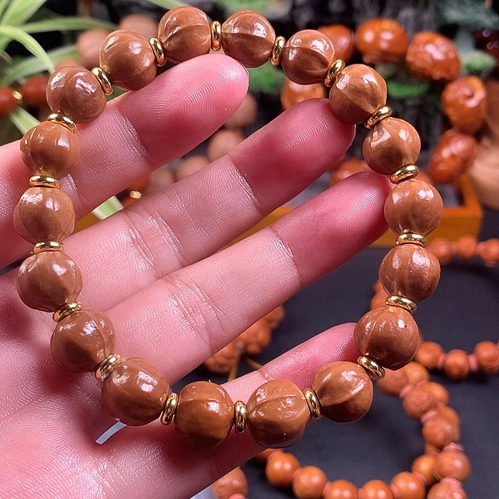 阿***权橄榄核手串/手链蜜桃臀12