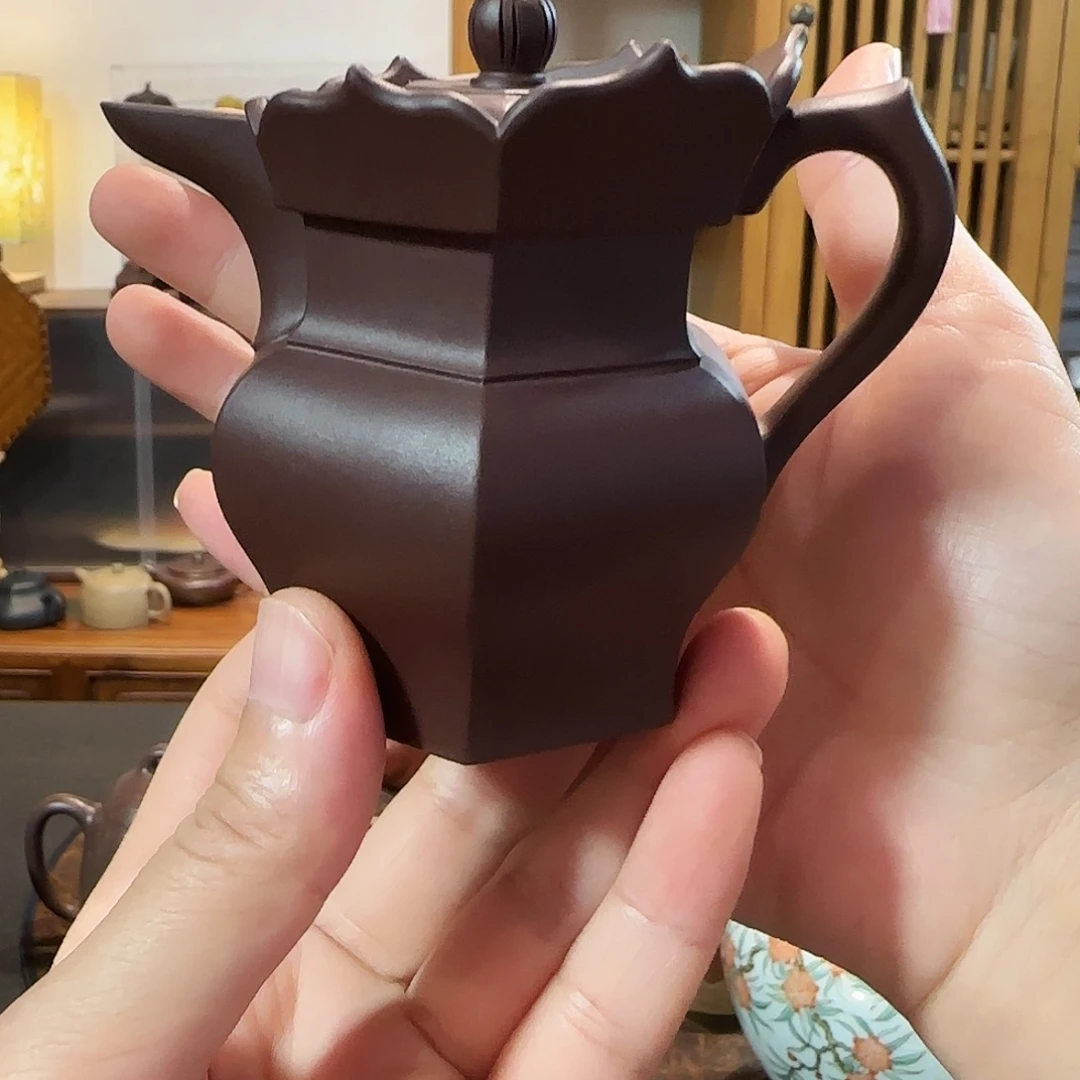 紫砂茶盘僧帽壶壶