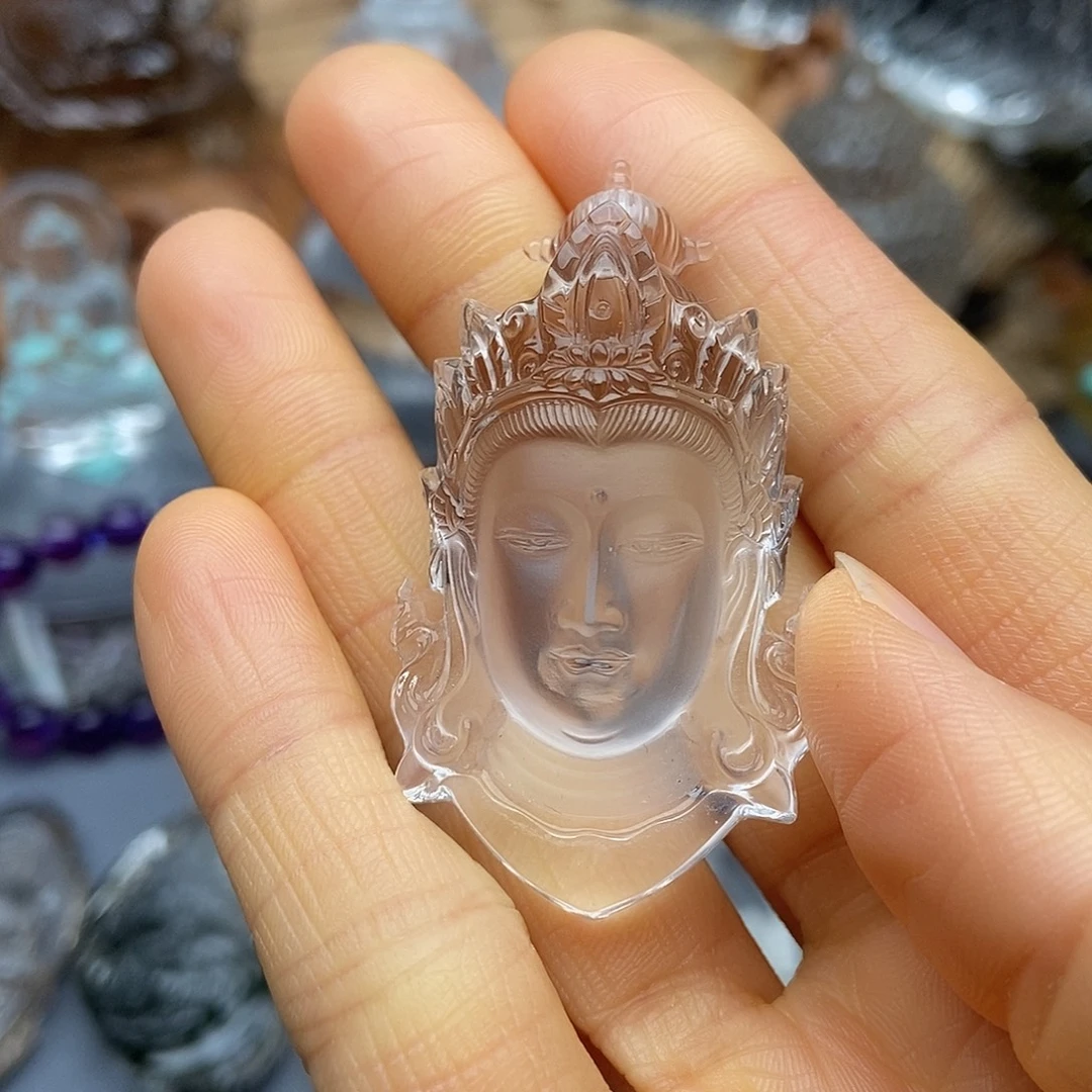 颈饰未镶嵌水晶吊坠