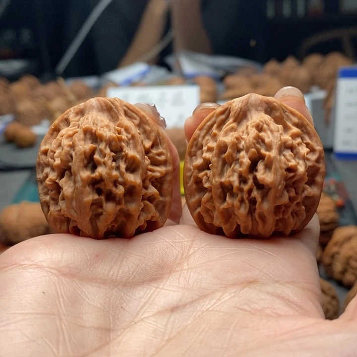 文玩核桃吊坠132号 37尺天地二爷帽 全品