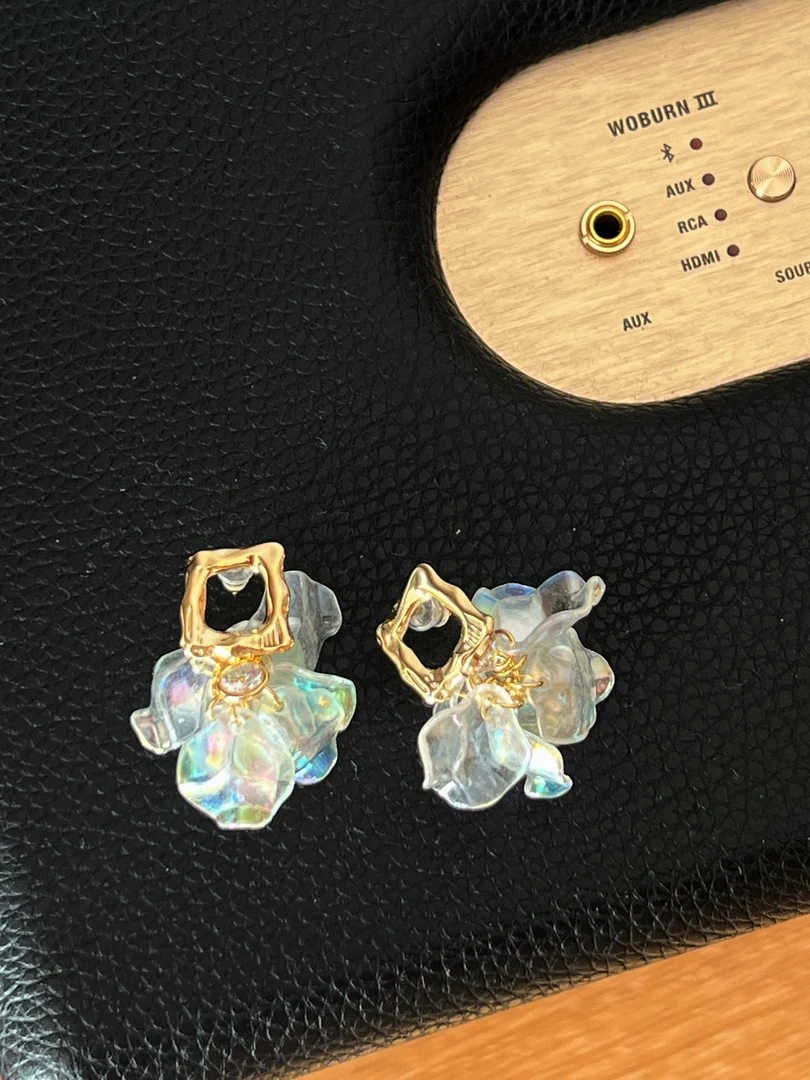 非金属树脂耳饰 简约百搭耳环