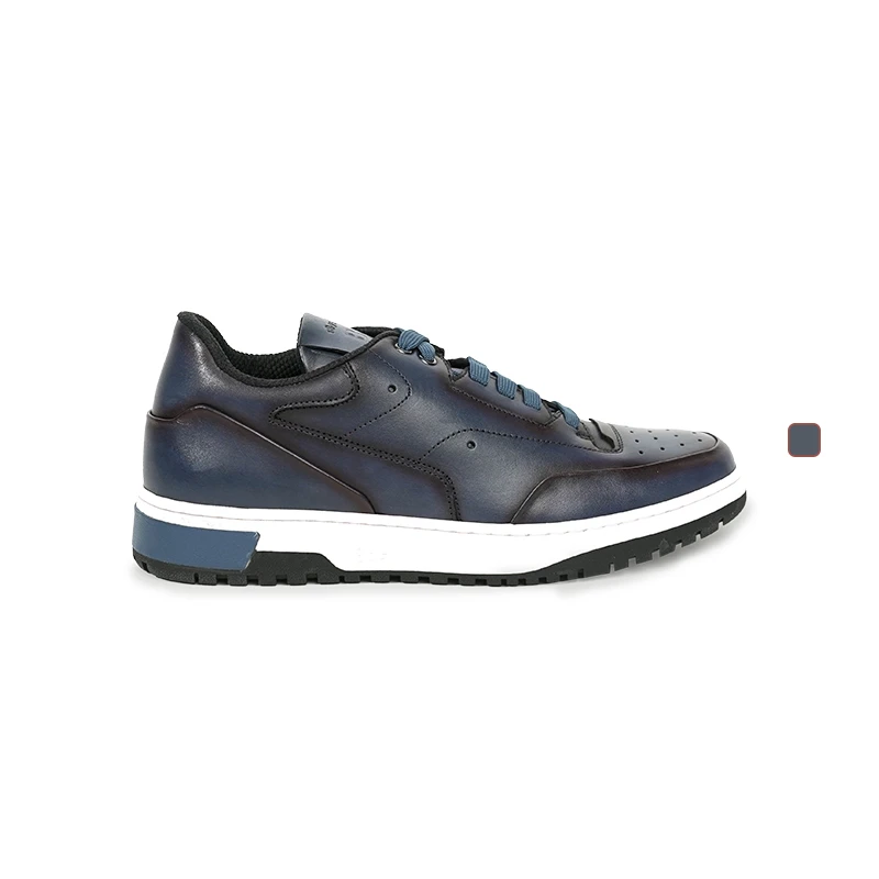 男士休闲系带圆头Playoff 小牛皮皮革运动鞋95241