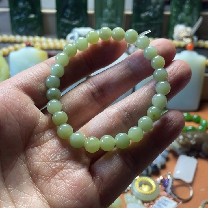 和田玉未镶嵌手串