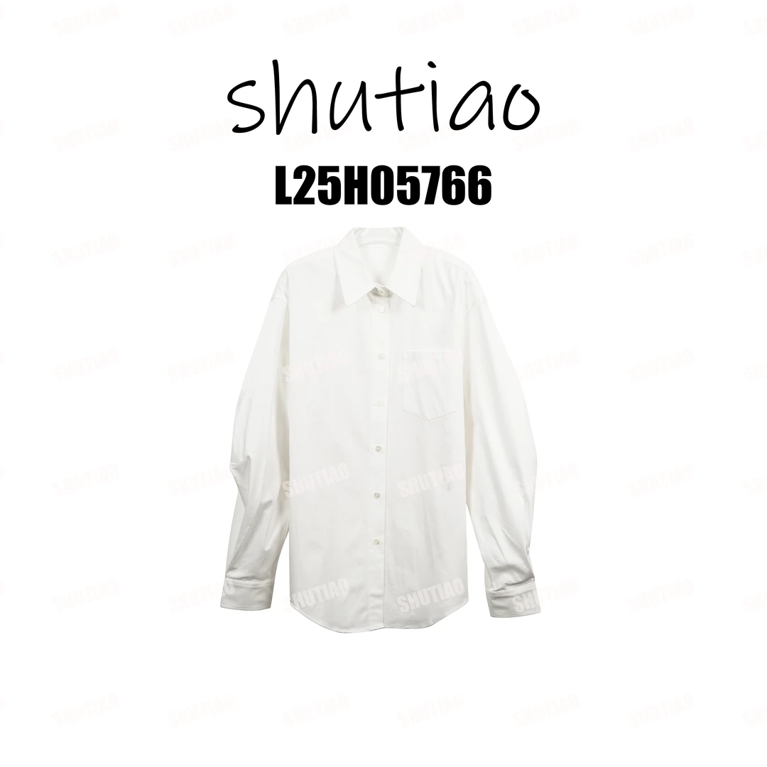 【SHUTIAO】2025秋冬：新款小众设计款衬衫L25H05766