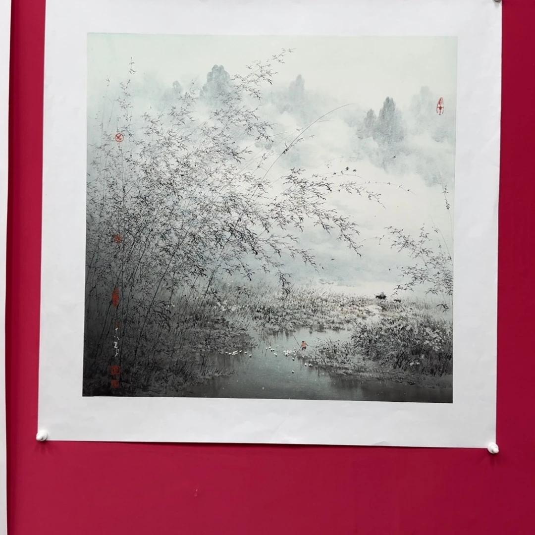 星***空国画木春4平尺精品