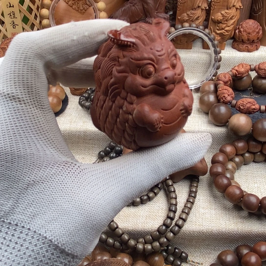 手串/手链檀香木迈索尔，老山檀香，奶香，奶龙（瑕疵头部）