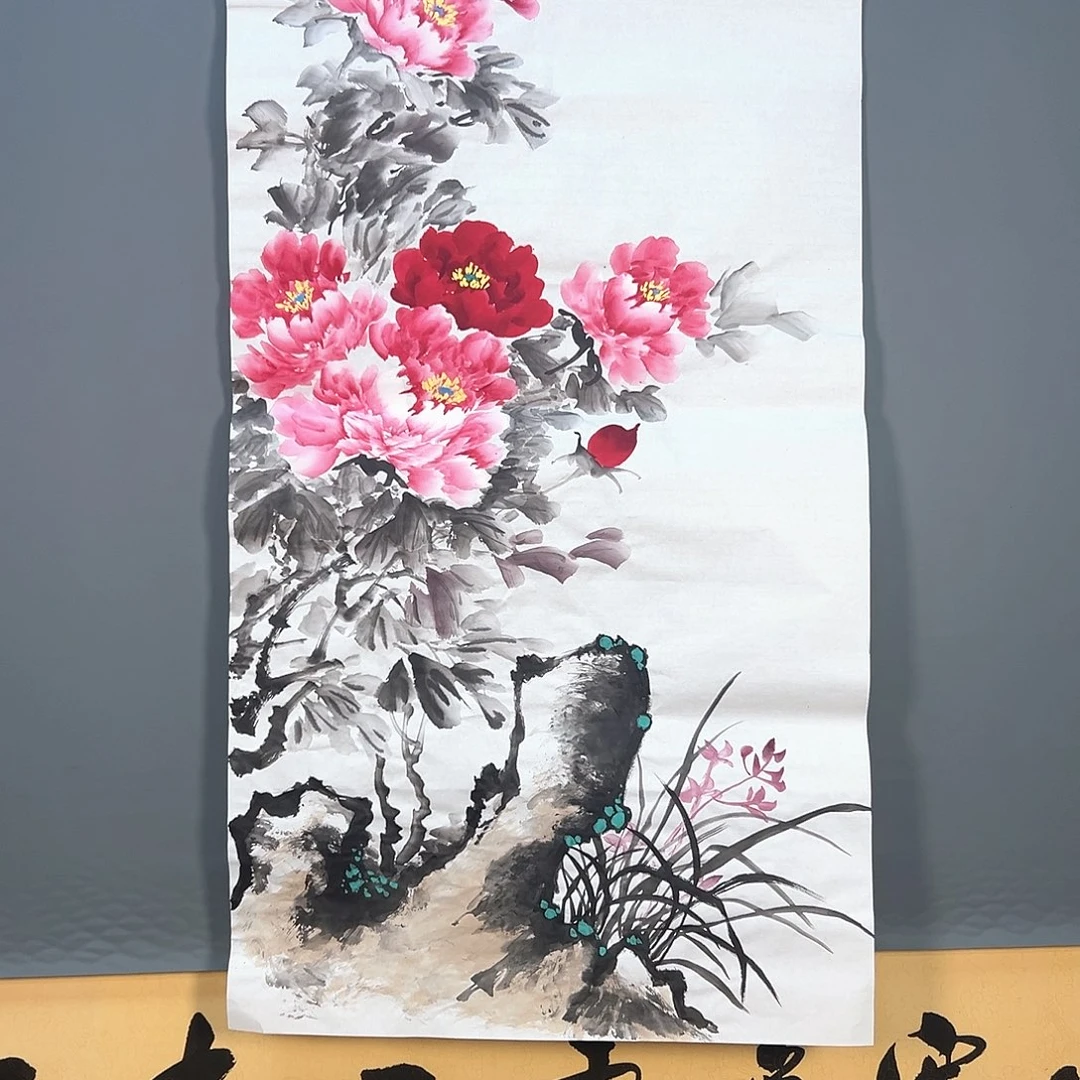 国画056 花鸟和蝴蝶都很可爱