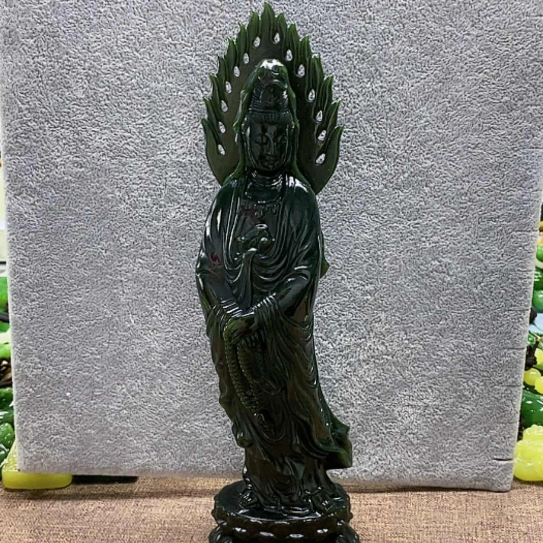 【闪购商品】未镶嵌和田玉（青玉）摆件