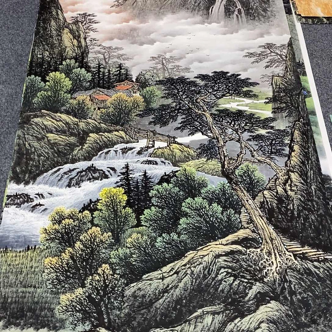 国画纯手绘画12234
