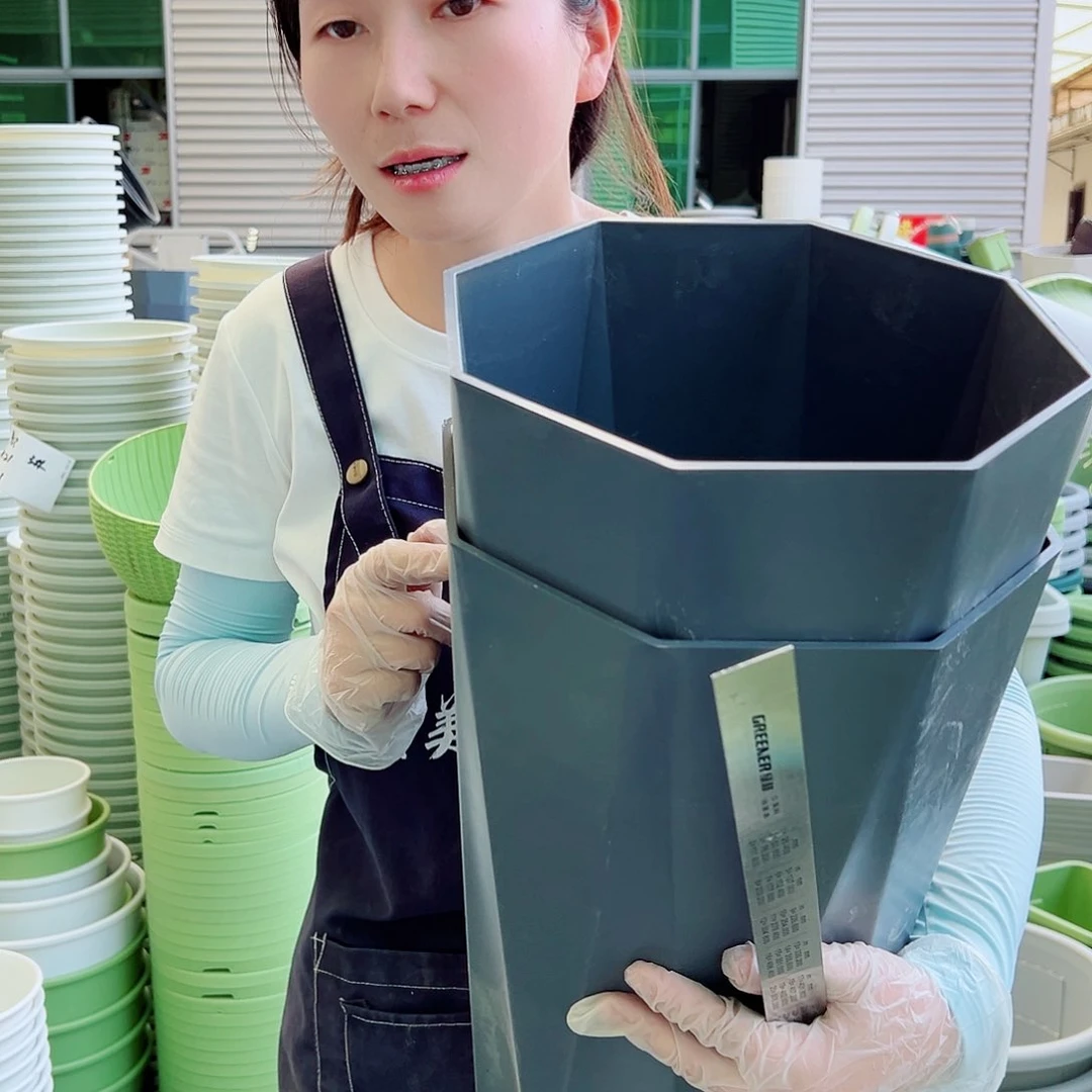 瑕疵小号八角灰黑2个无托