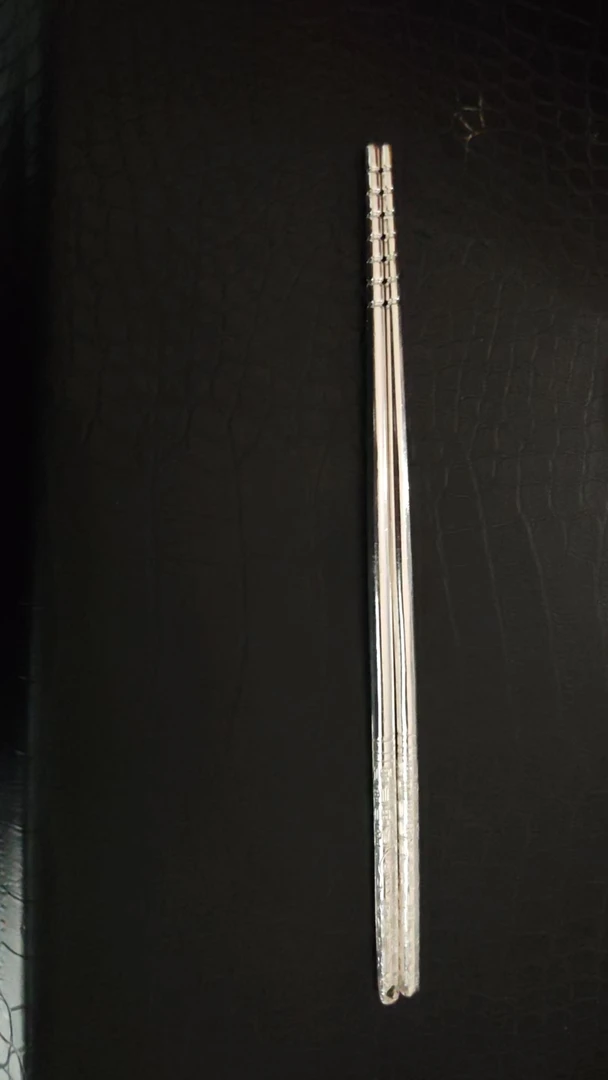 足银银制品 收藏级轻奢气质简约精致银色筷子ys62902