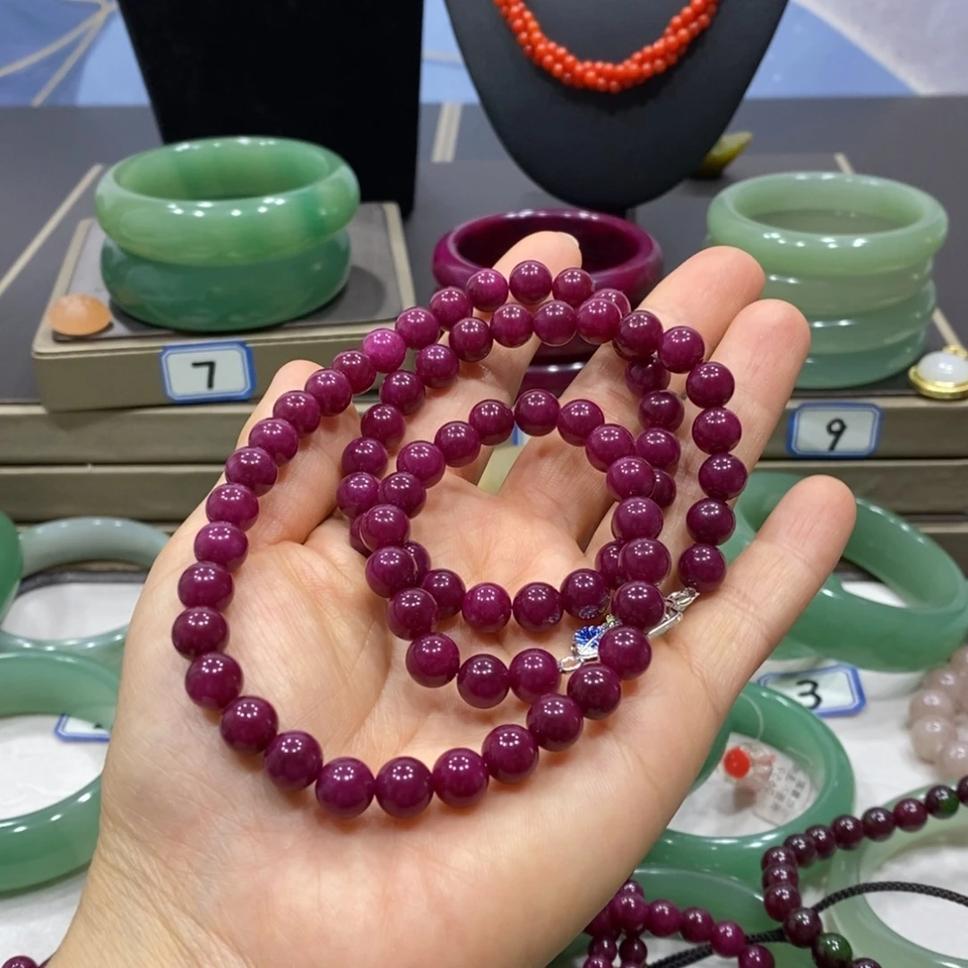 石英岩玉未镶嵌颈饰