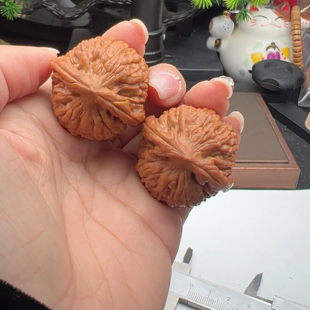 文玩核桃把件莲花35