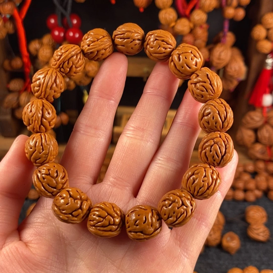 吊坠桃核14链接桃枭手串