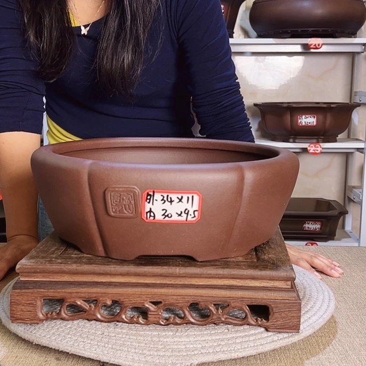 紫砂花盆紫砂花盆