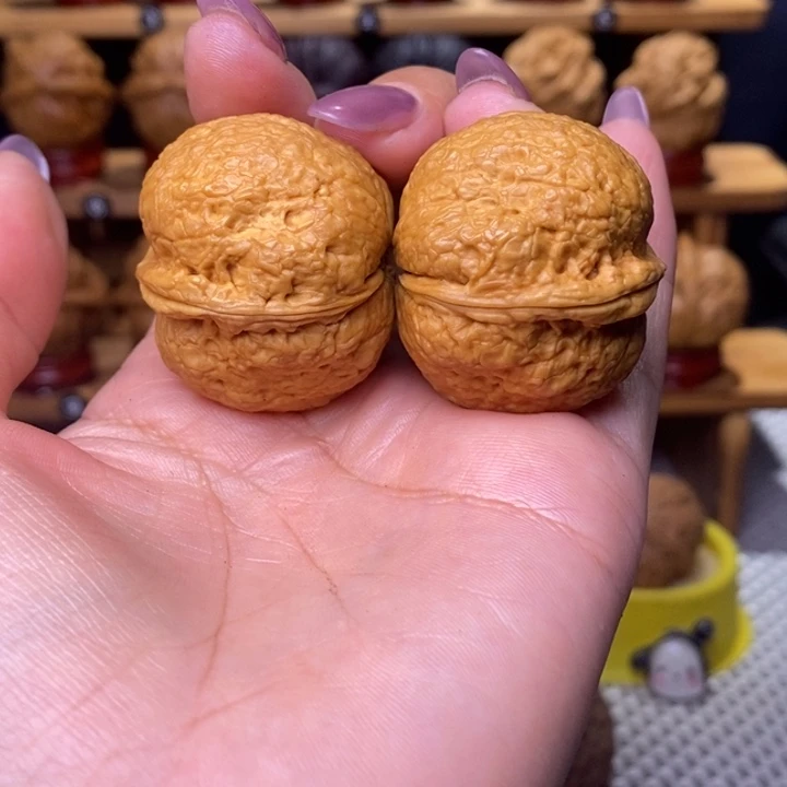 把件文玩核桃七宝蟾36
