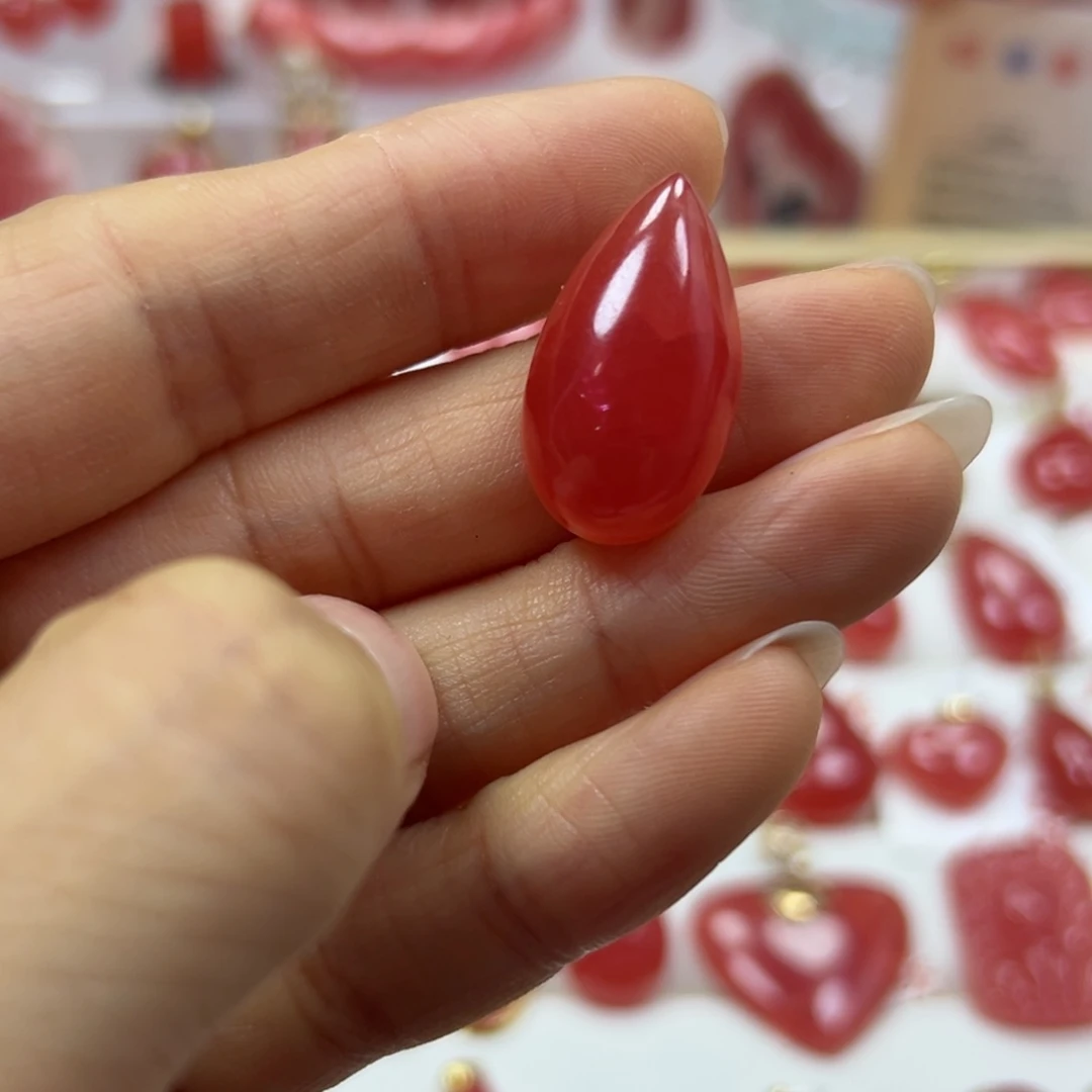 菱锰矿未镶嵌手串吊坠