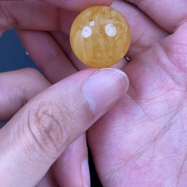 未镶嵌琥珀珠宝奇石黄阶全品15