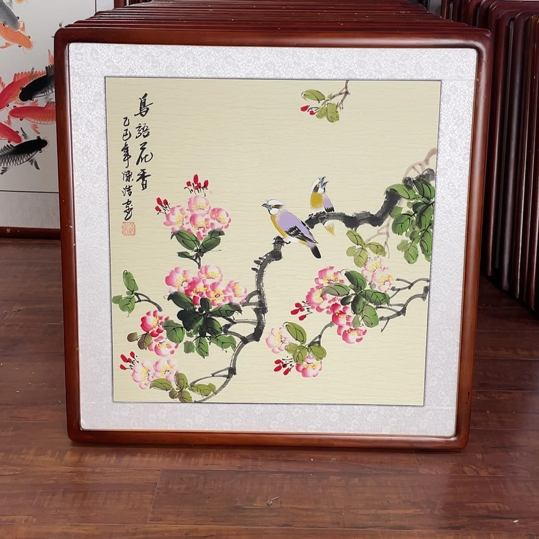 国画带框尺寸63*63厘米