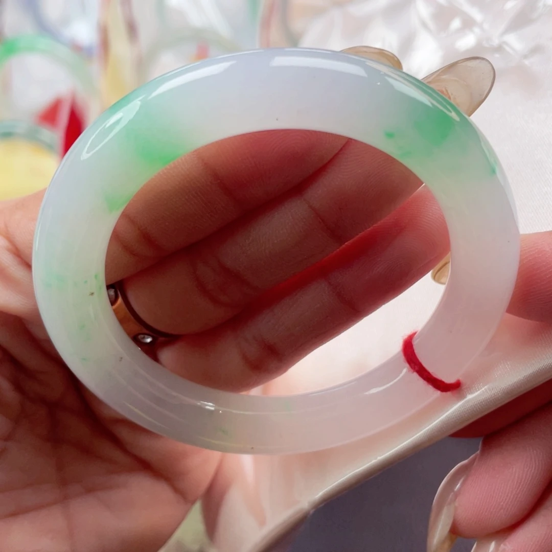 未镶嵌手镯（圆镯）翡翠5354敏   09号