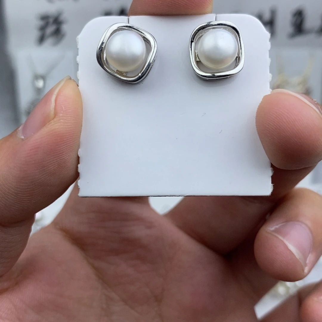 耳饰未镶嵌淡水珍珠