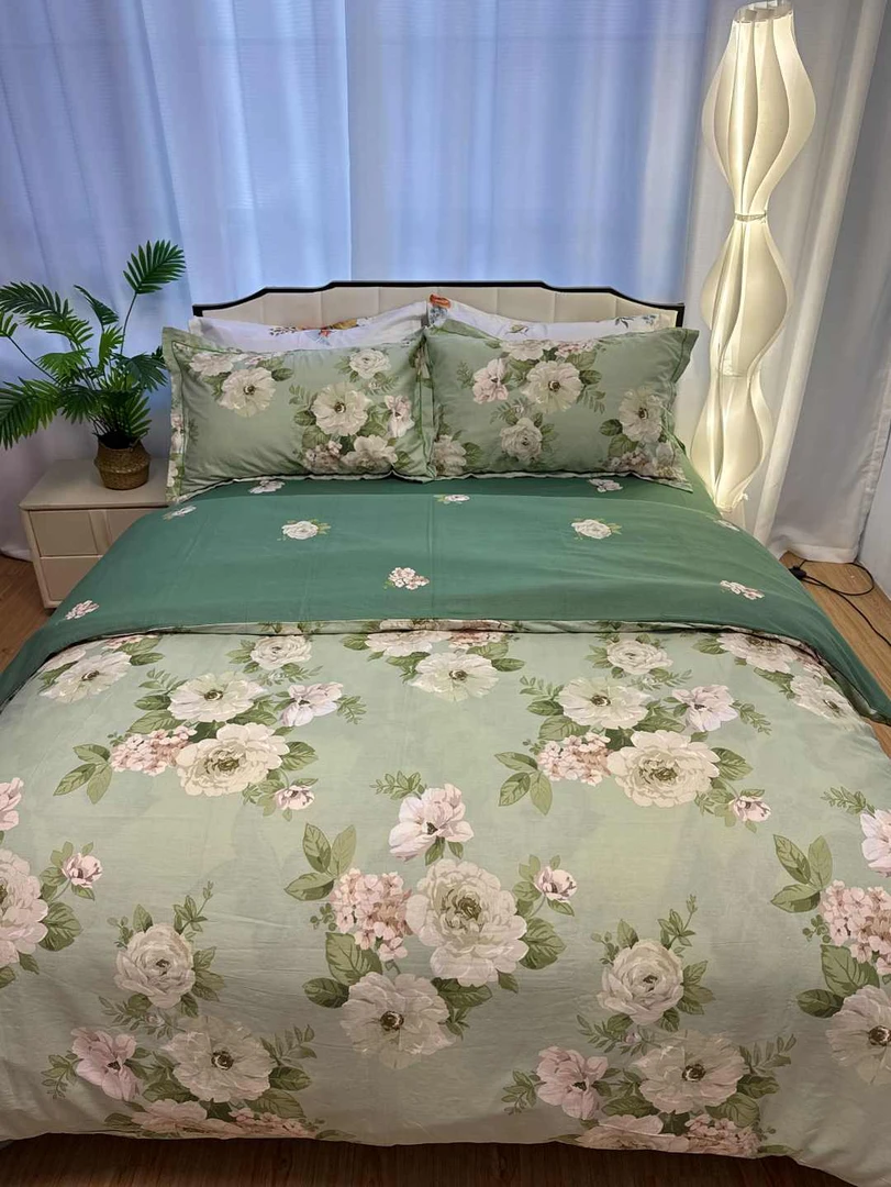 双人被套 2米*2.3米 新款斜纹棉 柔软亲肤透气【水木年华】