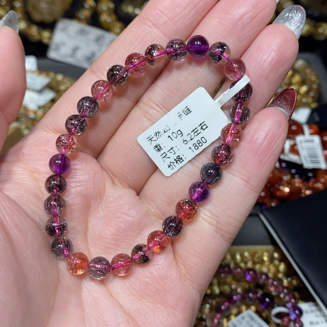 水晶手链未镶嵌娜**儿青