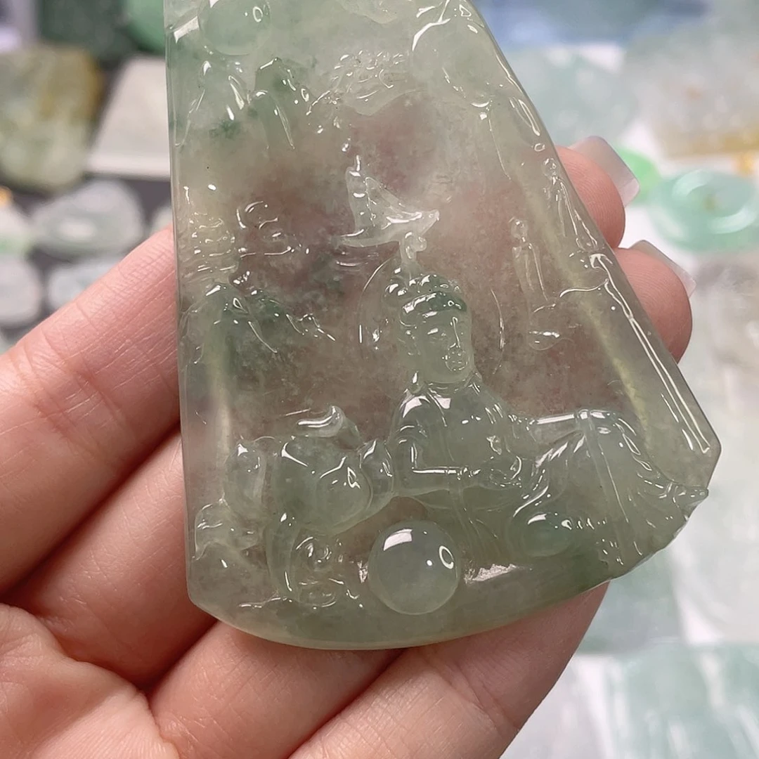 吊坠(不含链)未镶嵌翡翠1