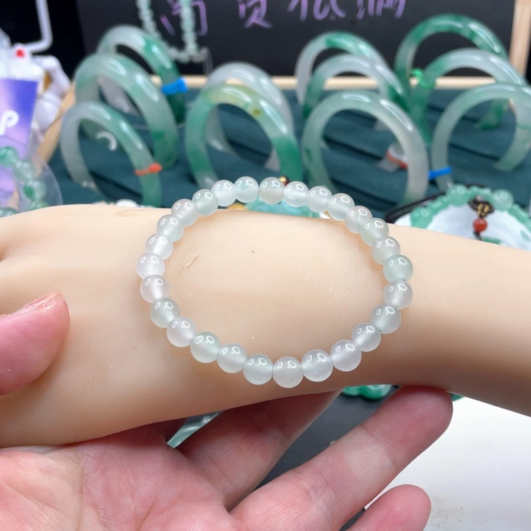 石英质玉未镶嵌手串