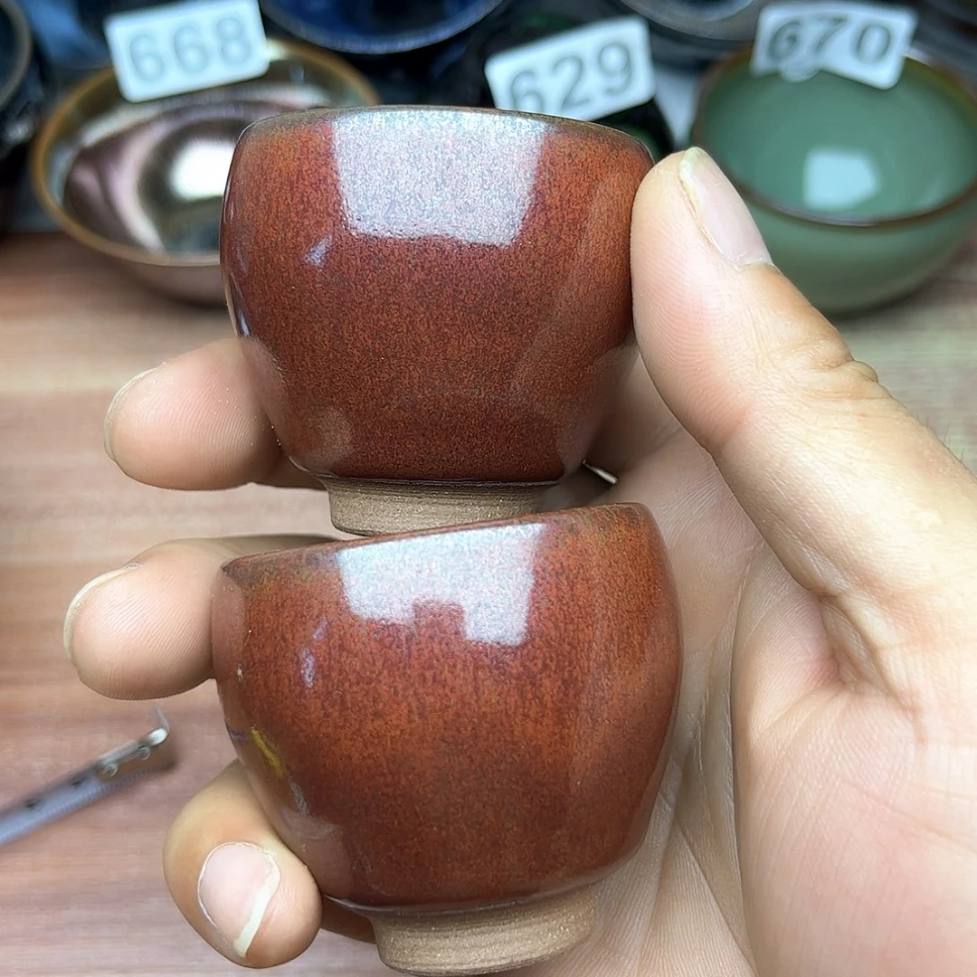 茶盏陶瓷精致陶瓷2只