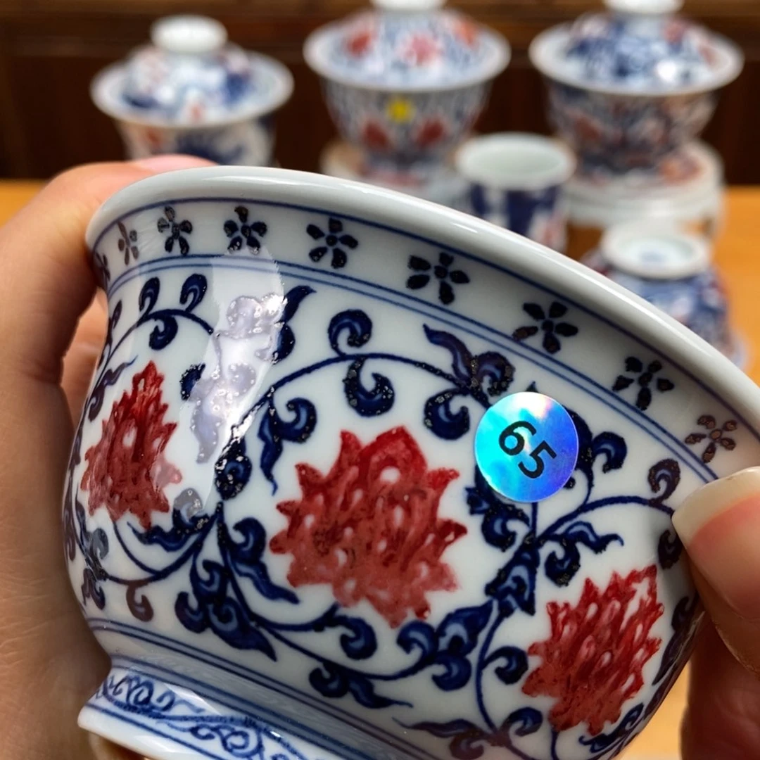 手绘现代茶具非古董