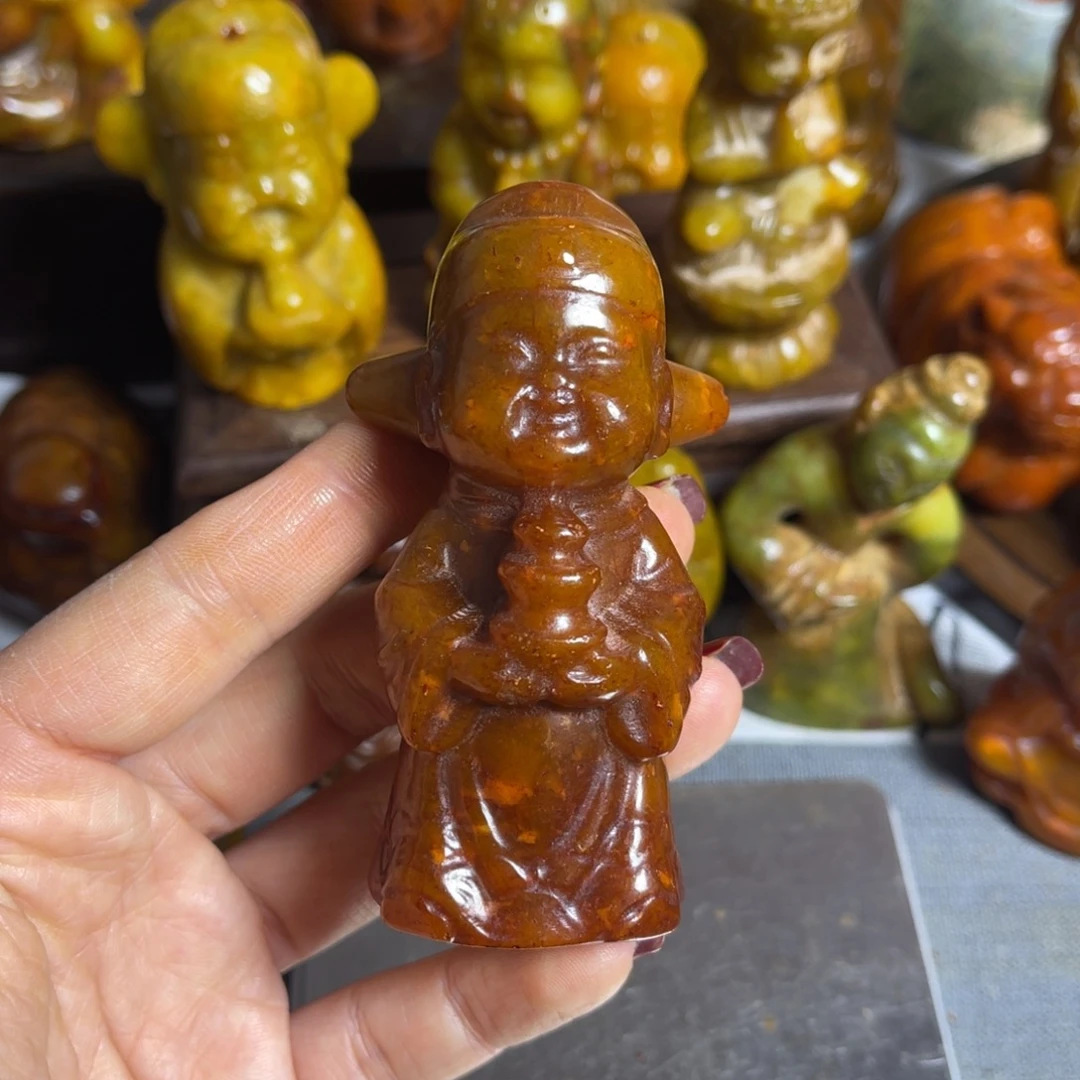 蛇纹石玉合金颈饰