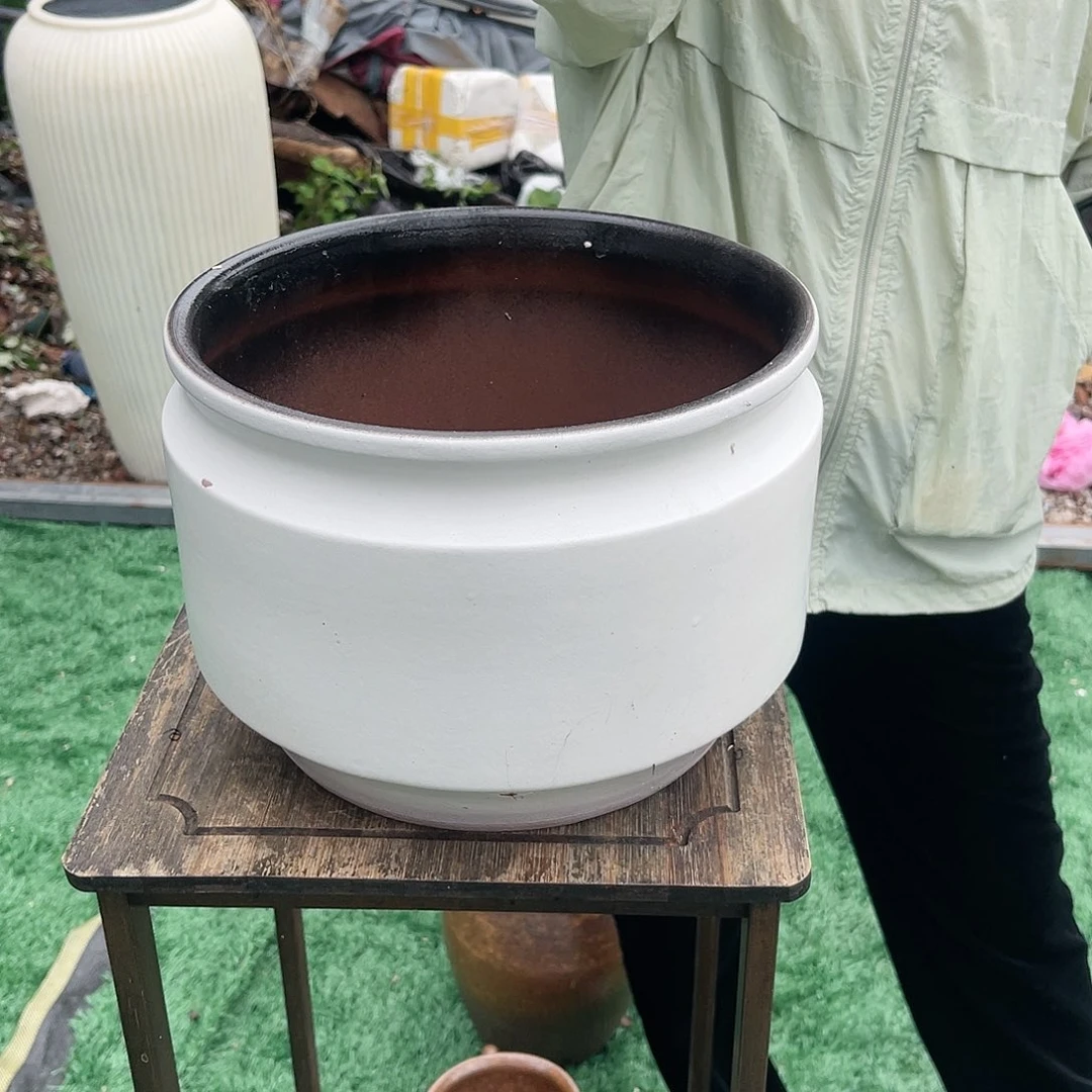 紫砂花盆王嫂花盆直播0610-110高18口25微瑕