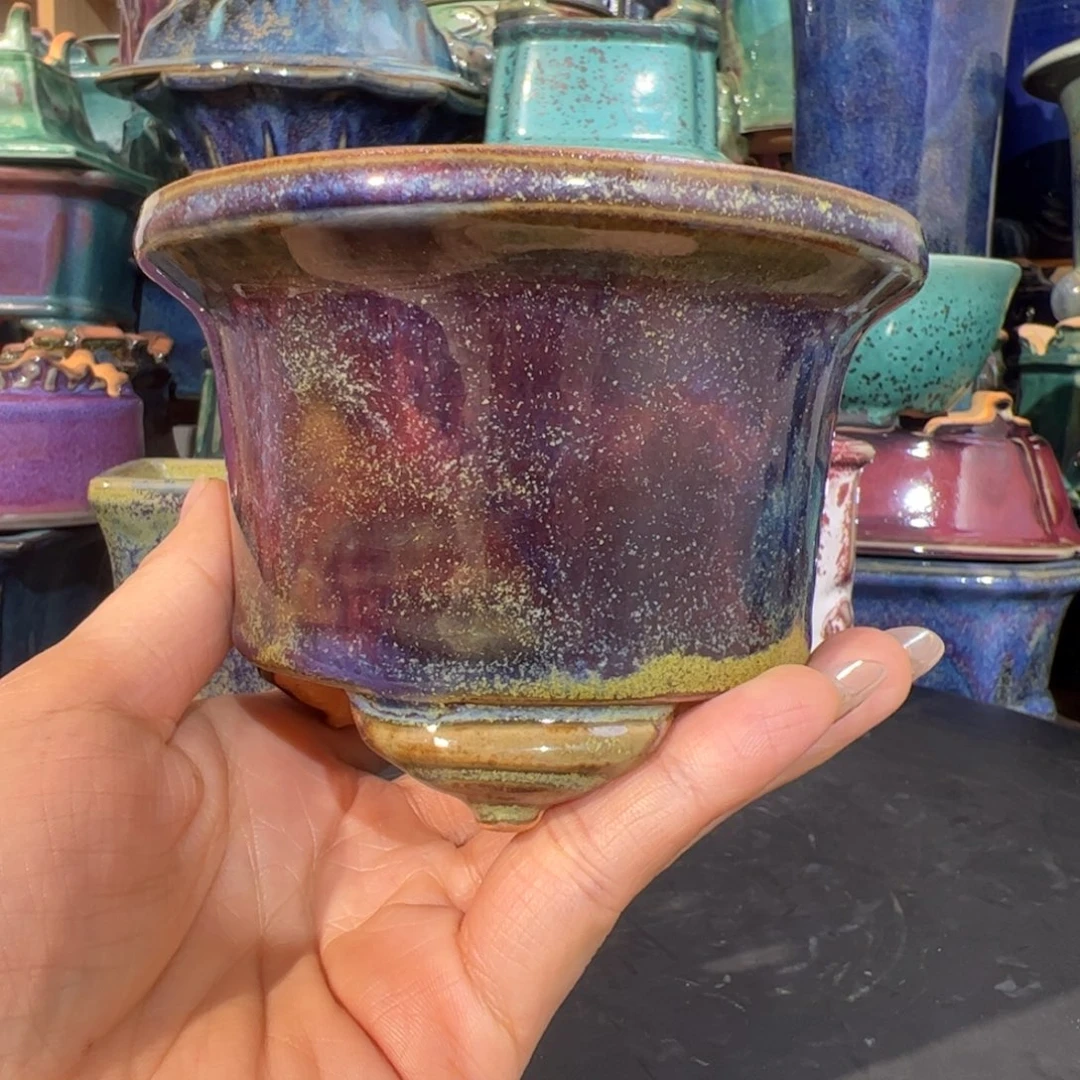 盘茶*迷觉象钧瓷原创……