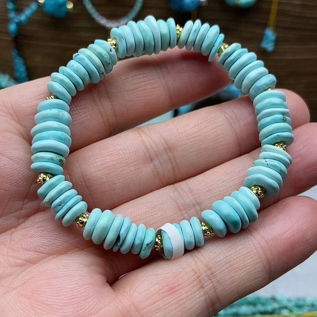 绿松石未镶嵌手链