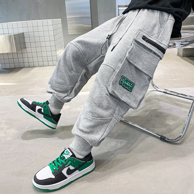 男童春装运动裤2025新款中大儿童洋气炸街时髦卫裤TGXZ8755