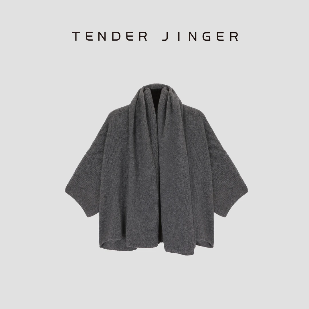 Tender Jinger【奇迹暖暖】廓形针织毛衣披肩外套T53MII41224