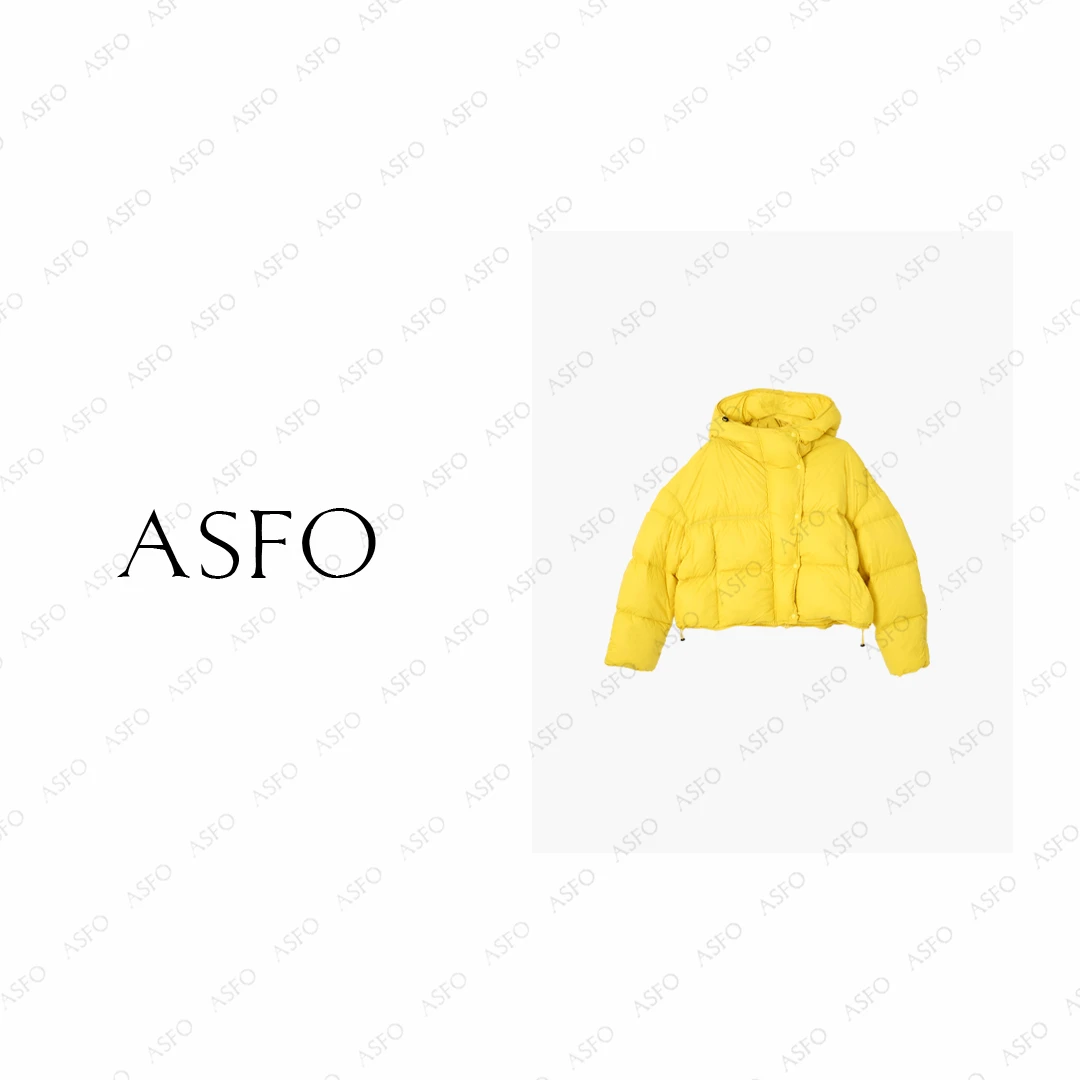 【AS热气球】25新吸精轻暖高蓬保暖连帽白鹅绒服AS25DYRF05162